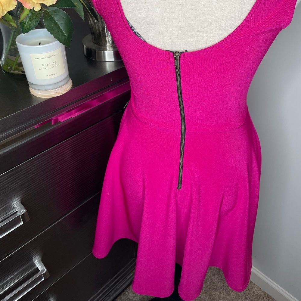 Guess A Line Pink Dress Size XS - Picture 6 of 9